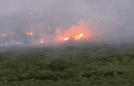 nuevos focos de incendio en la zona de Nueva Asunción