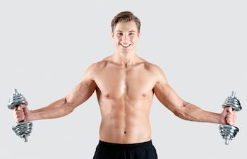 Concepto de ejercicio físico y atractivo sexual, imagen ilustrativa.