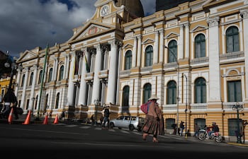 El Palacio Legislativo de Bolivia, en La Paz.