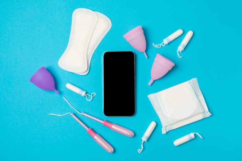 Concepto de menstruación.