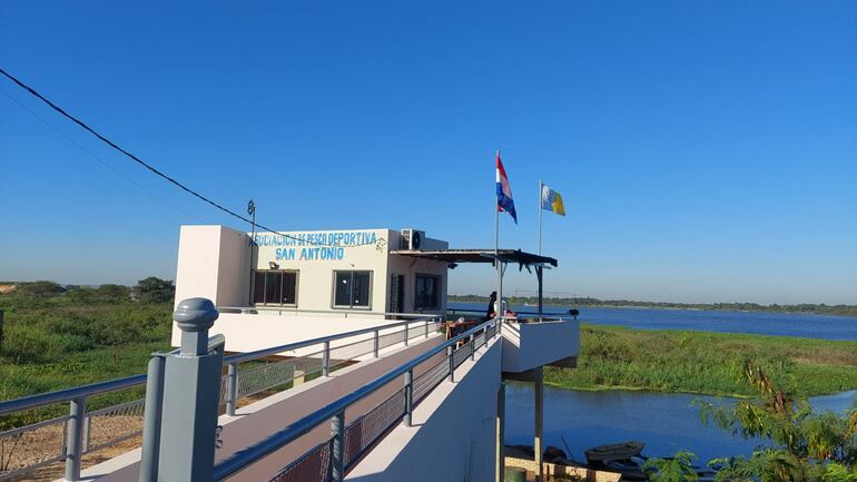 Local de la Asociación de Pesca Deportiva de la localidad de San Antonio.