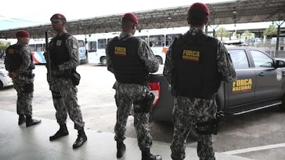 Agentes de la Fuerza Nacional reforzarán la seguridad en el Puente de la Integración.