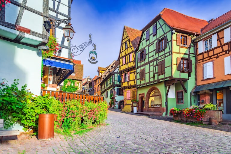 Riquewihr, Alsacia, Francia.