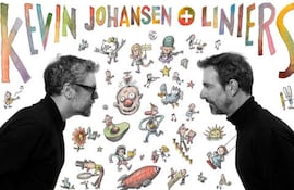 Liniers y Kevin Johansen vuelven con un show recargado de música, humor y mucho color.