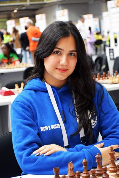 Paula Oviedo abrió el camino triunfal de Paraguay, ayer.