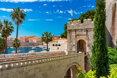 Centro histórico de la ciudad de Dubrovnik, Croacia.