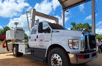 El escáner móvil que utiliza l DNIT para el control en frontera.