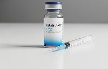 Frasco de retatrutida