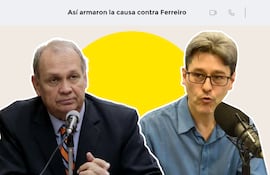 Mario Ferreiro y Camilo Soares. Chats revelan cómo se armó la causa contra el exintendente de Asunción.
