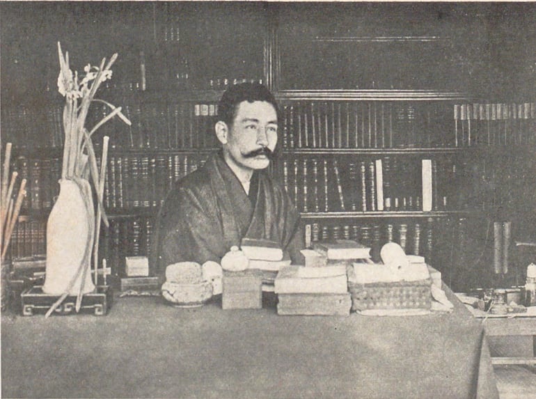 El novelista Natsume Soseki en 1906