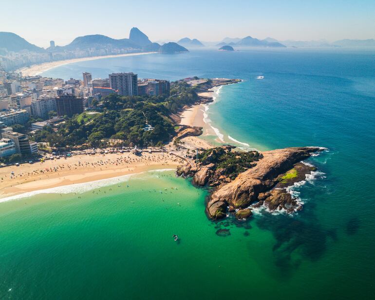 Playa Arpoador, Rio de Janeiro.