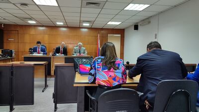 Juicio oral por violencia familiar.