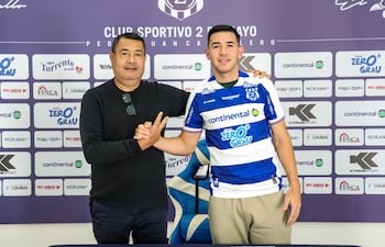 Alexis Villalba Mosqueda (27 años), probablemente el mejor fichaje hasta aquí del Sportivo 2 de Mayo para el segundo fichaje, recibió la bienvenida al club por parte del vicepresidente, Dr. Víctor Hugo Duarte Francia.