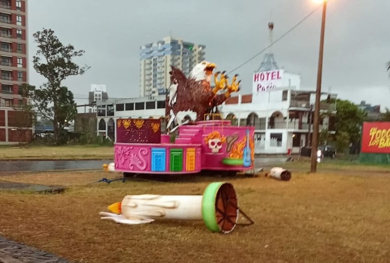 Temporal causó daños en Itapúa