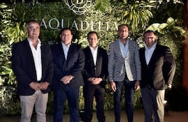 Fernando Talavera, Jorge Figueredo, Ernesto Figueredo, Tony Ortellado y Aníbal Figueredo.