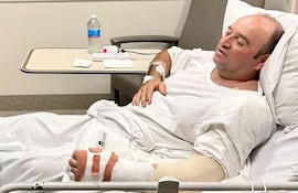 Ahmed al Ahmed en un hospital de Sídney.