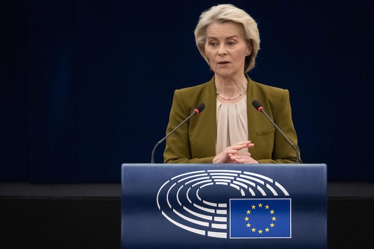 Úrsula von der Leyen, presidenta de la Comisión Europea. 