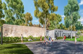 Proyecto de como quedaría el Parque Ñu Guasú luego de su remodelación.