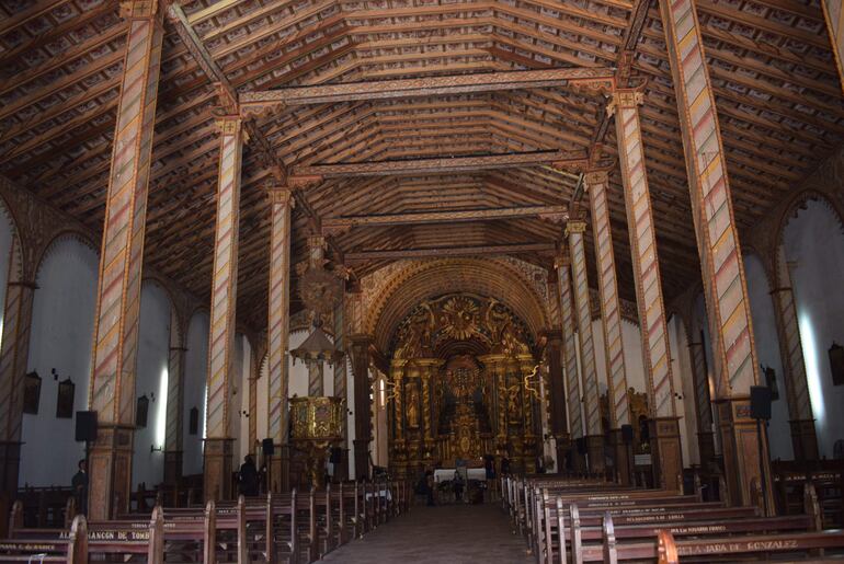 La intervención total de la estructura del templo se realizará en otro proyecto.