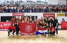 Félix Pérez se alzó con el Grupo A de la Liga Sudamericana. Ahora será anfitrión del Final Four.