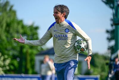 Simone Inzaghi, coach del Inter de Milán