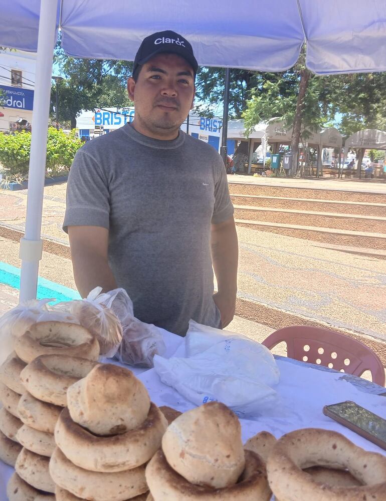 Néstor Florentín se mostró esperanzado en concretar buenas ventas durante la festividad.