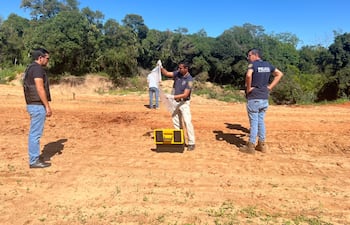 Intervención fiscal y policial ante el uso de explosivos para amedrentar a productores en Yasy Kañy, Canindeyú.