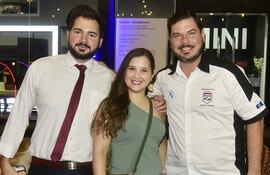 Mathias Eulerich, Verónica Musmeci y Adrián Thielmann.