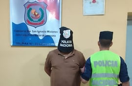 Luis Arturo Dejesús Gómez, alias “Ovecha”, fue aprehendido por personal de la Comisaría Tercera de San Ignacio por presunta exposición a peligro en el tránsito terrestre.