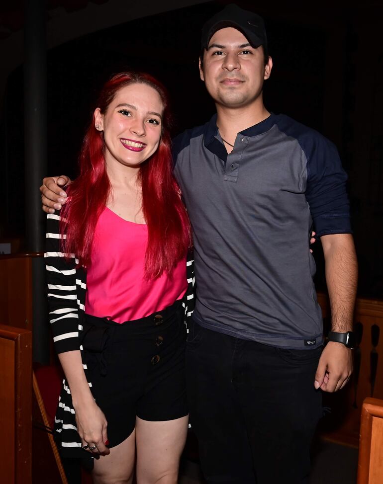 Nadia Ruiz y Walter Morínigo.