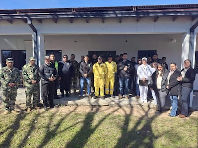 Representantes de diferentes instituciones conformaron el Centro de Operaciones de Emergencia (COE) en Yabebyry.