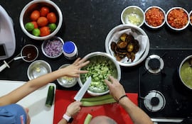 Mix ce colores y sabores. En algunos aspectos de la cocina israelí predominan los vegetales de diversos tipos.