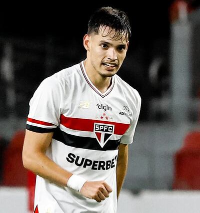Damián Josué Bobadilla (24 años) totaliza cuatro tantos en 65 partidos en el São Paulo.