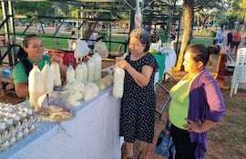 Feria granjera en San Juan Bautista, Misiones.