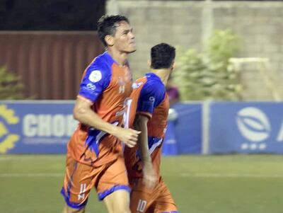 Roberto Ramón Moreira Aldana, delantero paraguayo del Lobos UPNFM de Honduras.