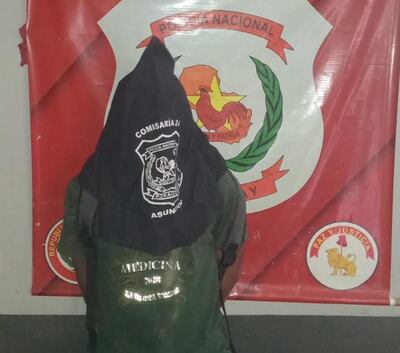 Sospechoso de robo de motocicleta detenido tras persecución en Asunción