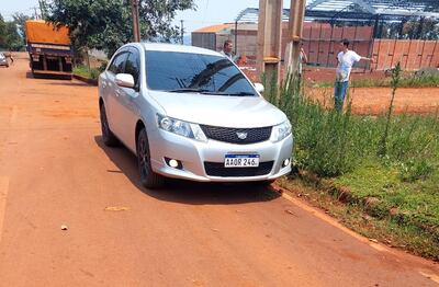 El automóvil de la víctima de hurto.