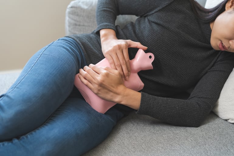 Concepto de menstruación.