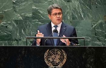 El expresidente de Honduras, Juan Orlando Hernández Alvarado. La justicia de Estados Unidos sentenció este miércoles al expresidente de Honduras Juan Orlando Hernández a 45 años de prisión, tras haber sido hallado culpable de tráfico de drogas y armas el pasado 8 de marzo.