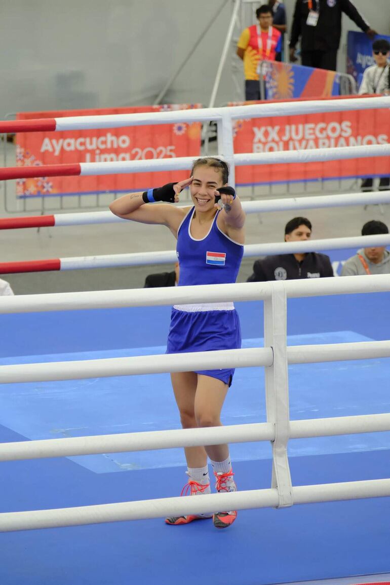 Mine Montiel va por el oro en Ayacucho.