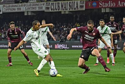 Sassuolo y Salernitana igualaron en Italia