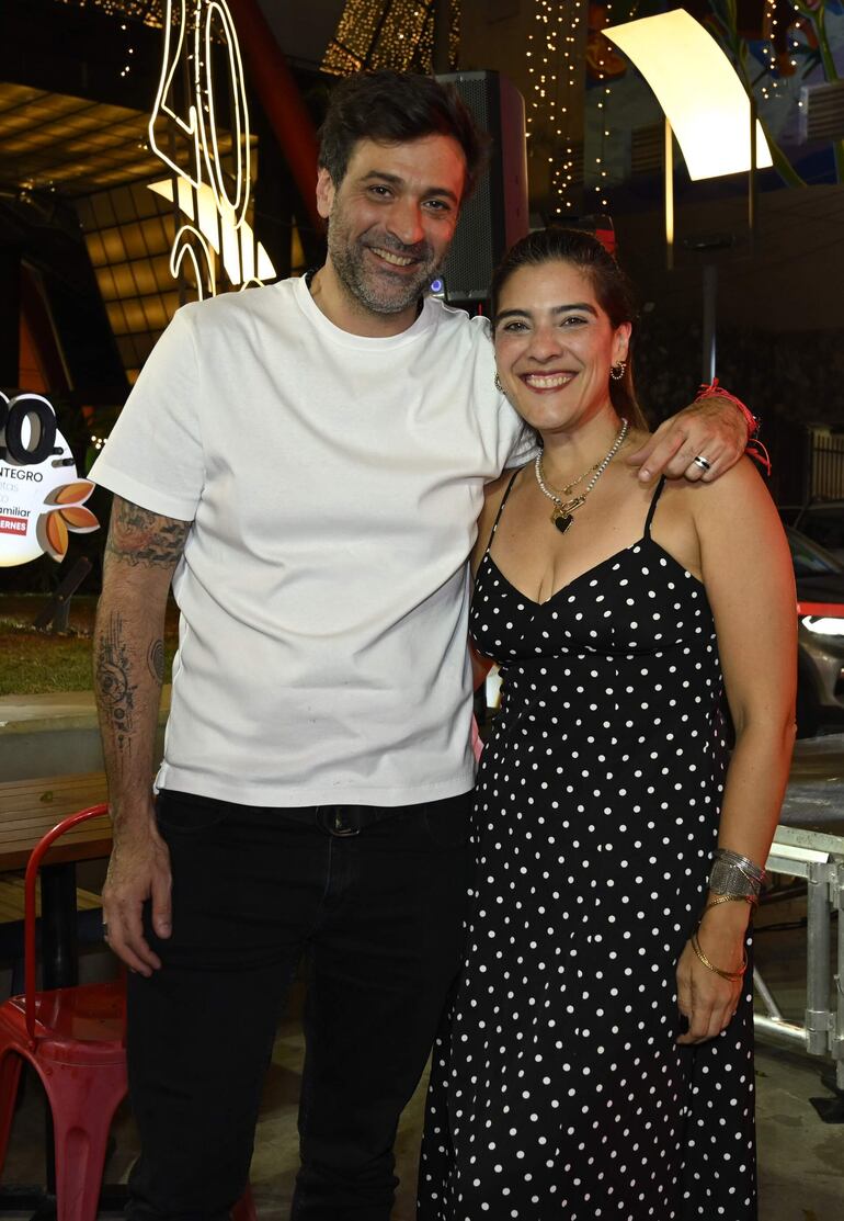 Santiago Lantermino y Gabriela Ríos. 