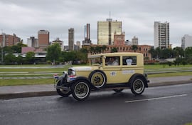 Óscar Weiler y Diego Ugarte con el Rugby-M2 Tourer, de 1928 #27, vencieron en la primera fecha del 2026.