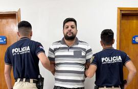 Rody Rodrigo Godoy Fernández, capturado en Capiatá por el secuestro de otros dos paraguayos en Colombia.