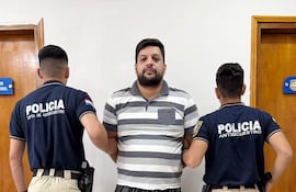 Rody Rodrigo Godoy Fernández, capturado en Capiatá por el secuestro de otros dos paraguayos en Colombia.