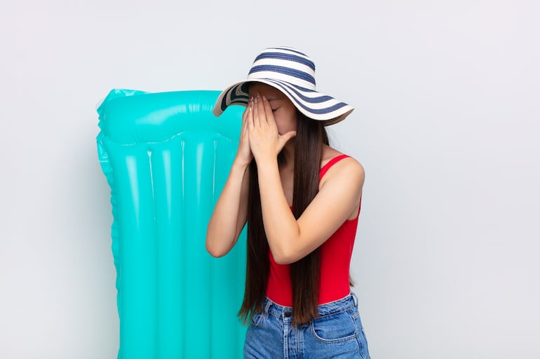 Estrés en vacaciones.