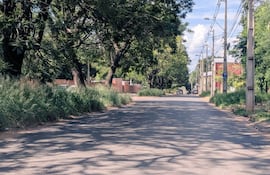 Abandono y suciedad en la Avenida Itá Ybaté de Luque.