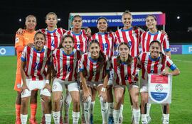 Formación titular que presentó la selección paraguaya Sub 17 frente a Japón.