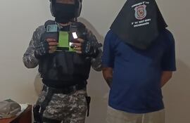 Detienen a presunto autor de robo a una farmacia en Encarnación.