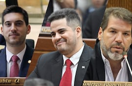 Rubén Rubin, Carlos Núñez Salinas y Rodrigo Blanco son los diputados del podio de las ausencias en la Cámara Baja.